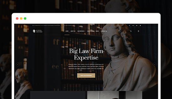 law firm joomla template