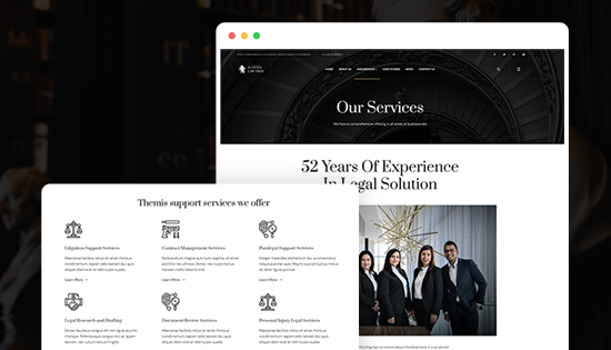 law firm joomla template