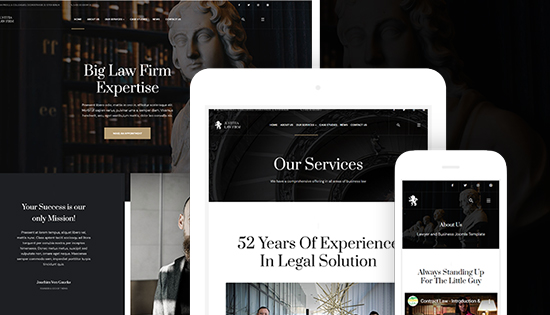 law firm joomla template