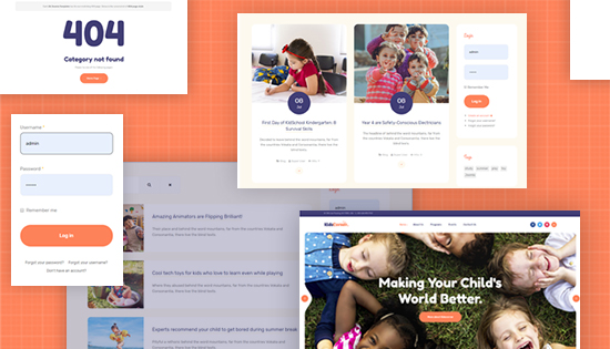 kindergarten joomla template