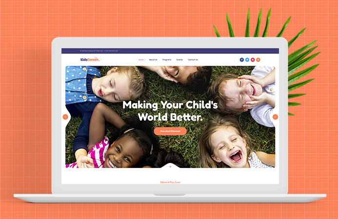 Joomla template for Kids Play center