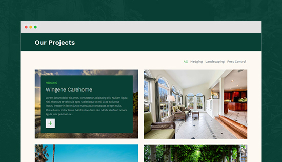 portfolio landscaping joomla template