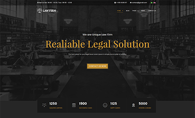 Legal/Lawyer Joomla Template - JA Law Firm