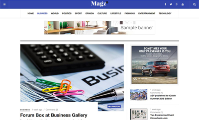 JA Magz II - Responsive Joomla template for News and Magazine