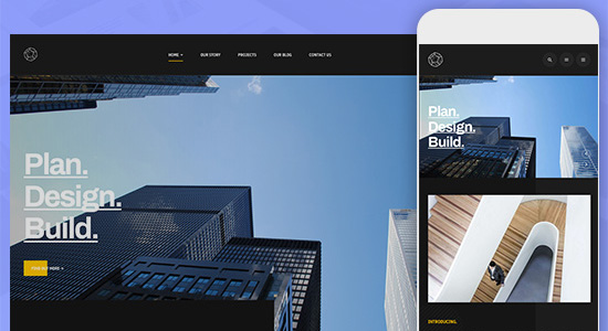 responsive business Joomla template