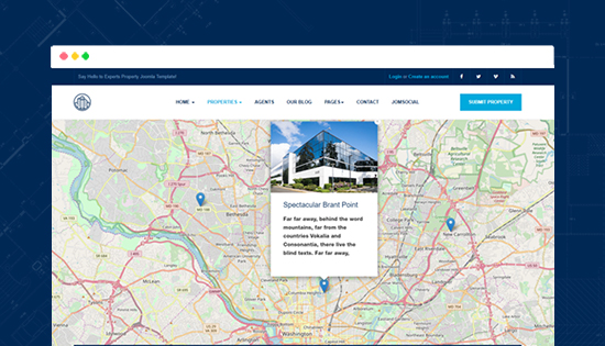 real estate joomla template