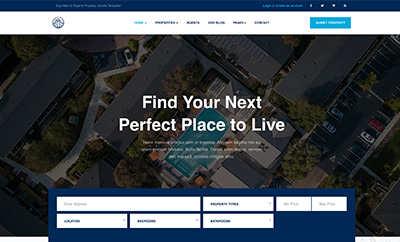 Advanced Real Estate Joomla Template - JA Property