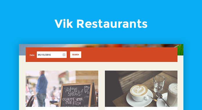 supports vik restaurant component