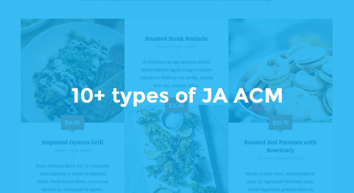 JA ACM module with 10 types