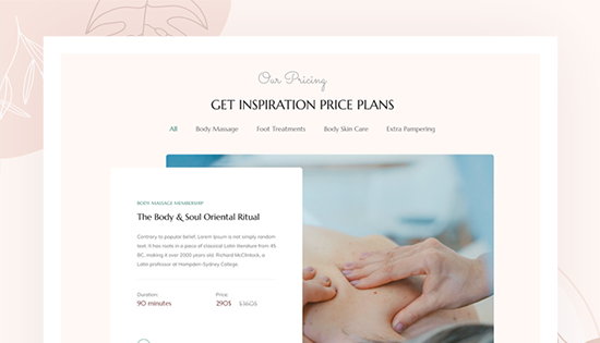 Joomla beauty services template