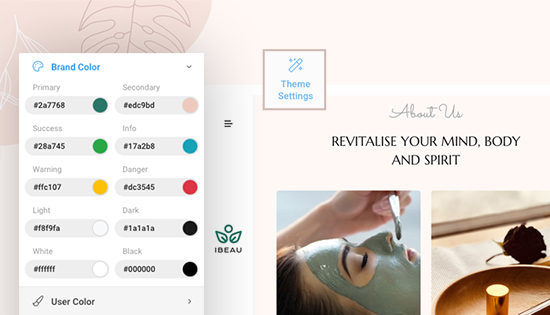 beauty spa Joomla template built with t4 framework