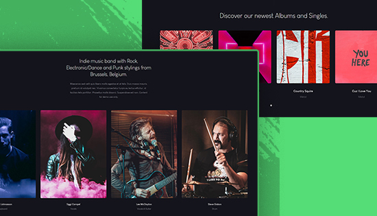 music joomla template