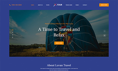 Responsive Joomla Tour Travel Template - JA Tour