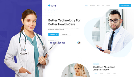 responsive Joomla template for medical