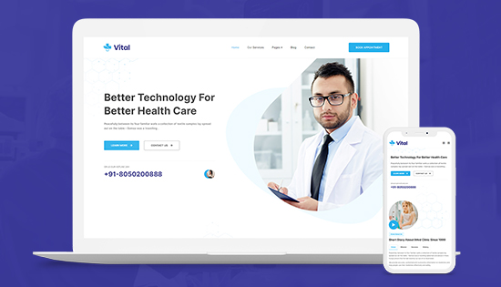 healthcare joomla template