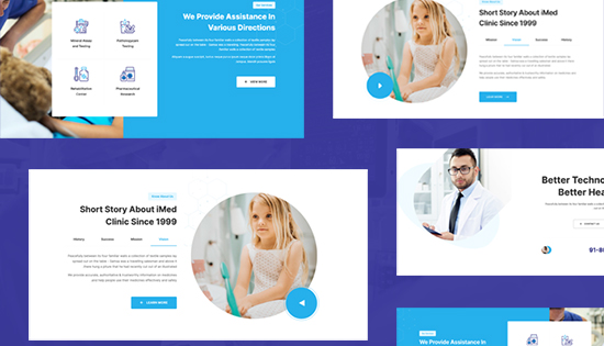 right to left healthcare joomla template