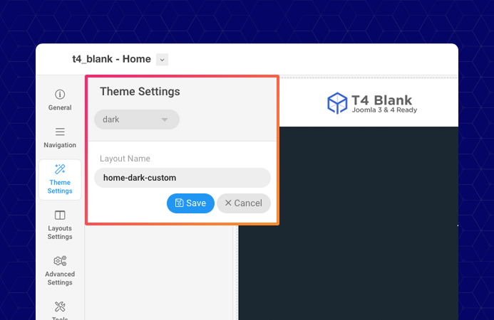 Clone theme in T4 Framework