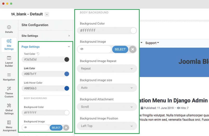 Site Settings | Joomla Templates And Extensions Provider