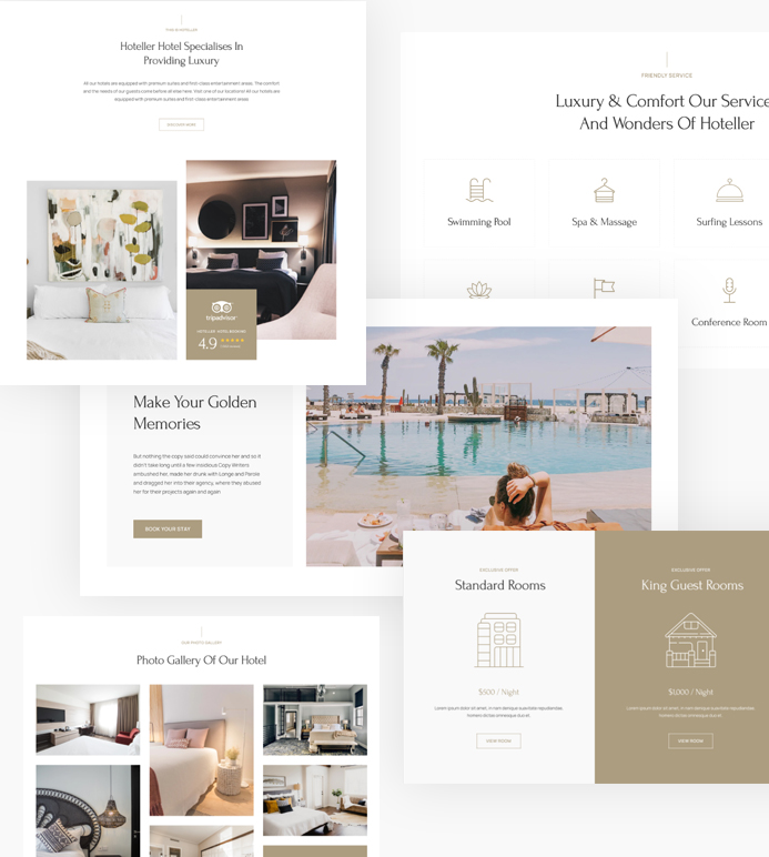 joomla page builder template for hotel and resort