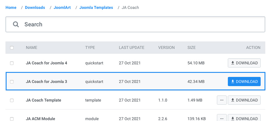 joomla 3 quickstart installation