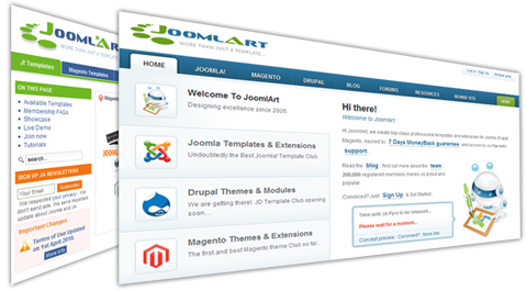 JoomlArt 3.0 website - What's new?