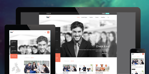 JA Biz is a Fully responsive Joomla template