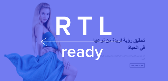 Supports RTL language layouts