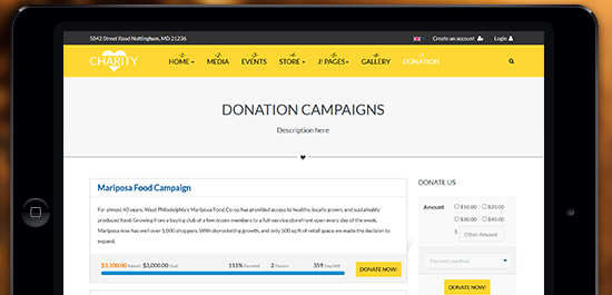 Support Joomla donation extension - JoomDonation