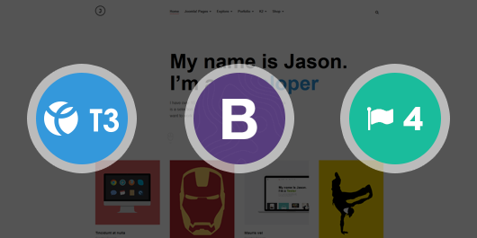 Responsive Joomla template JA Jason with T3 Framework