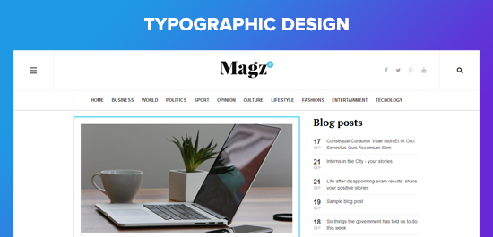 Typographic design