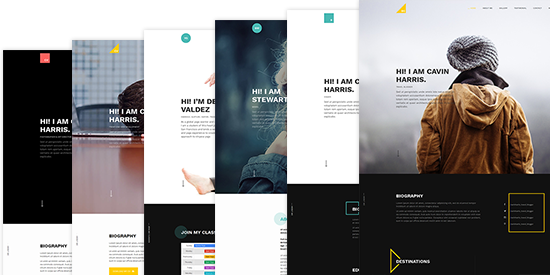 multi layout joomla template