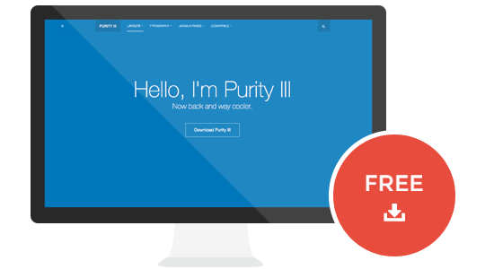 Purity Download Joomla