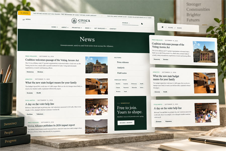 Newsroom for Press Releases, Analysis and Field Notes