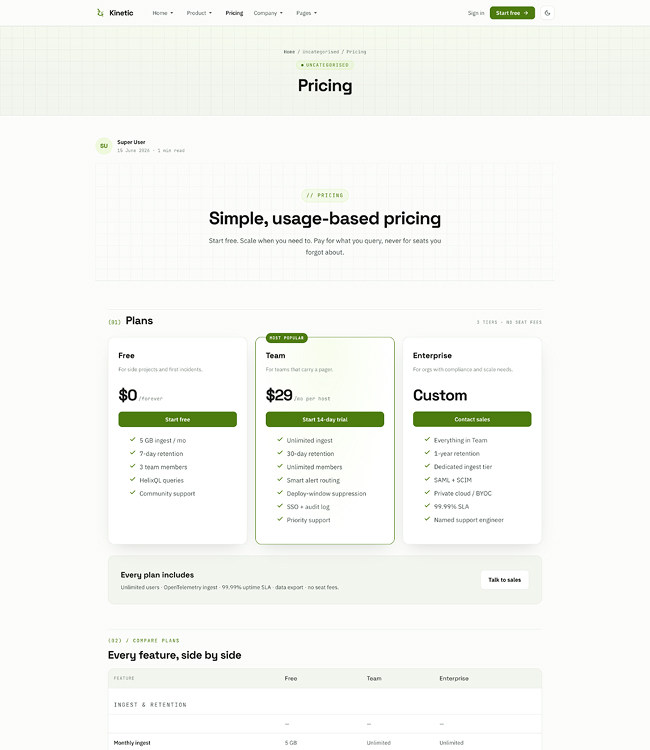Sass Joomla template - JA Kinetic