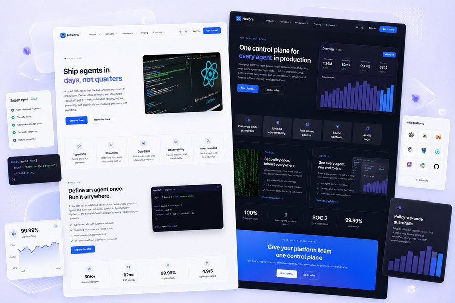 Dedicated Solution Pages