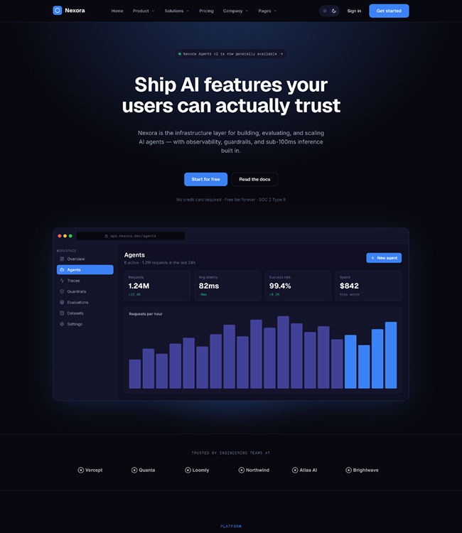 Light theme Joomla template - JA Nexora