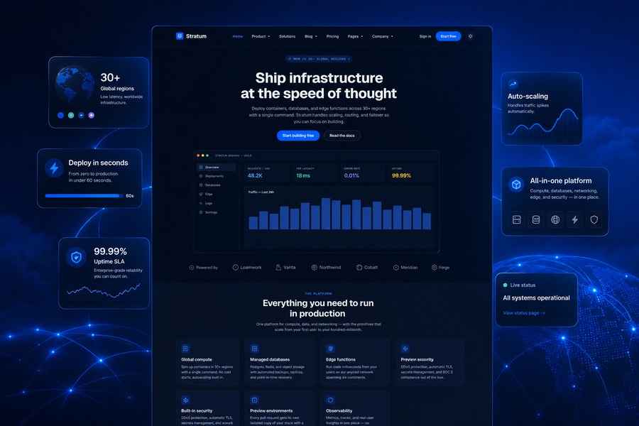 Modern SaaS Homepage