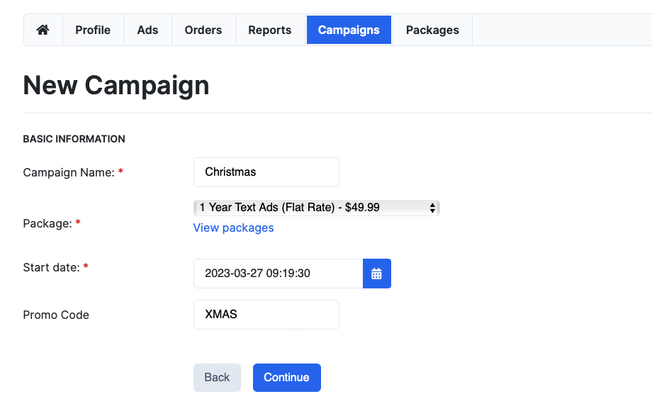 Joomla Adagency checkout coupon