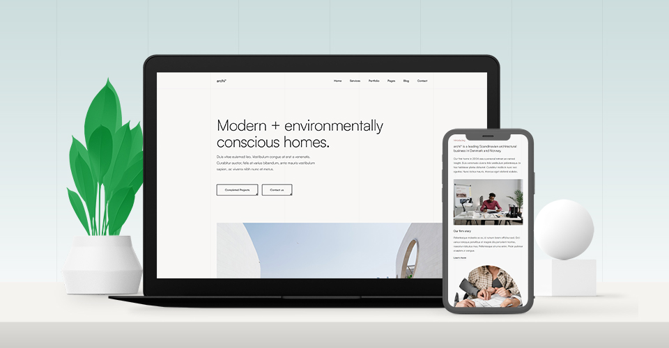 responsive Joomla interior design template