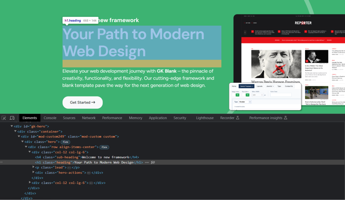 download GK joomla template framework quickstart packages