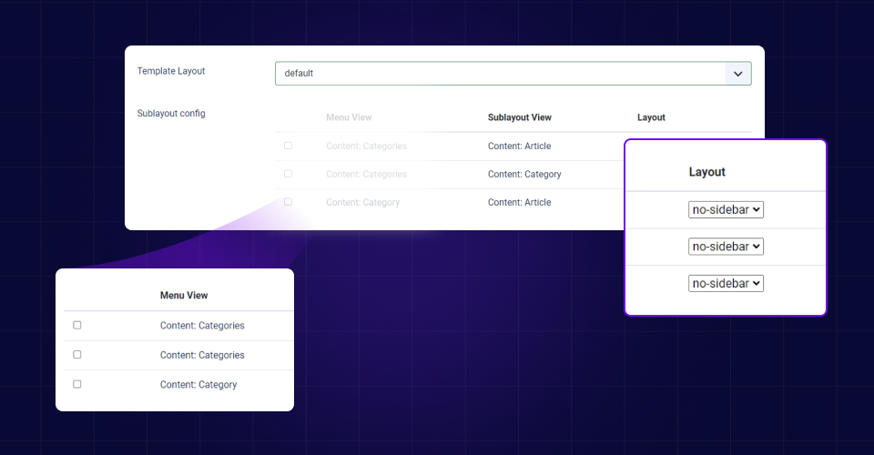 Gavick Joomla template layout settings