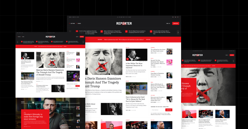 News and Magazine Joomla Template - 3 Home Layouts