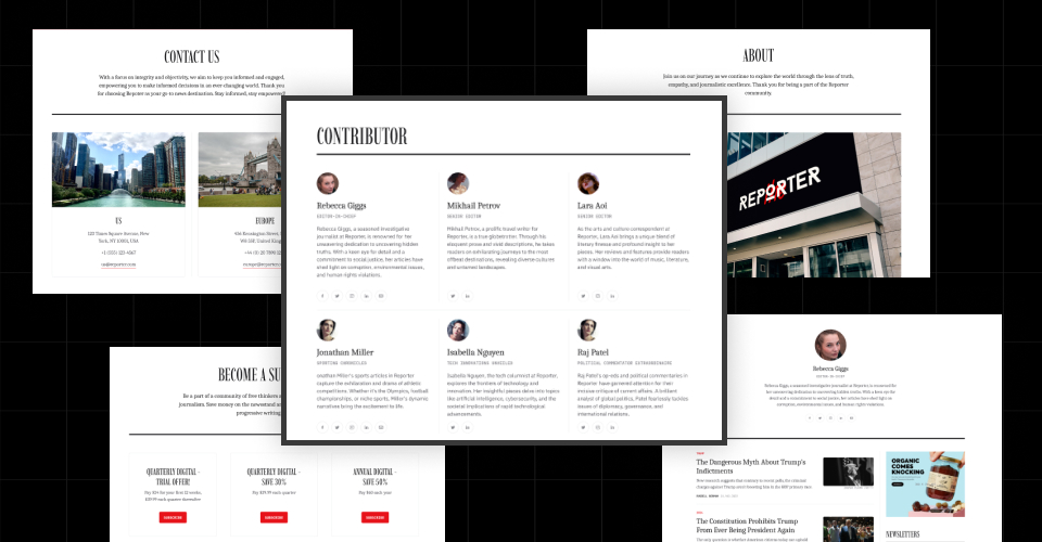 News and Magazine Joomla Template - Multiple Bonus Layouts