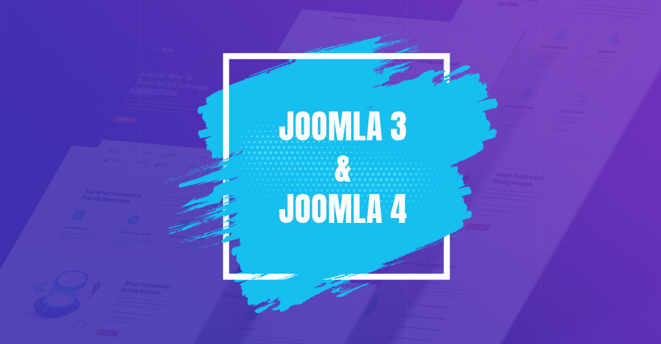 Joomla 4 template for blockchain technology