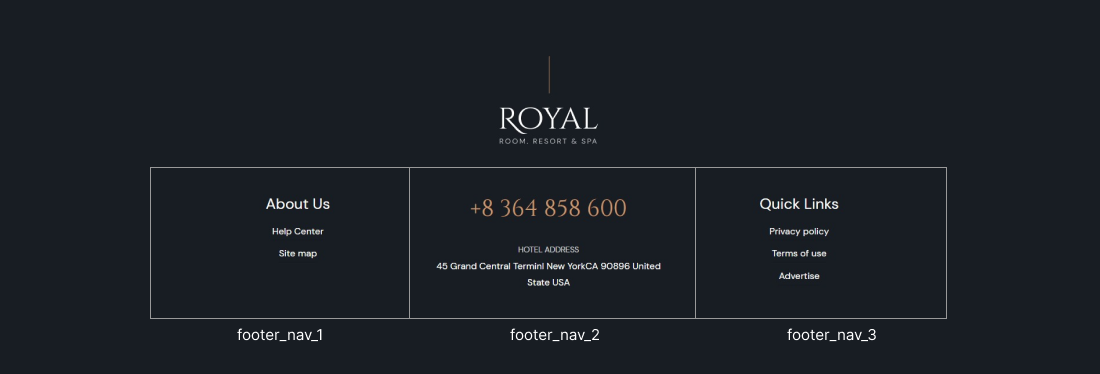 GK royal homepage layout