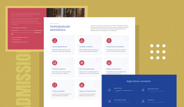 university joomla template admissions layout