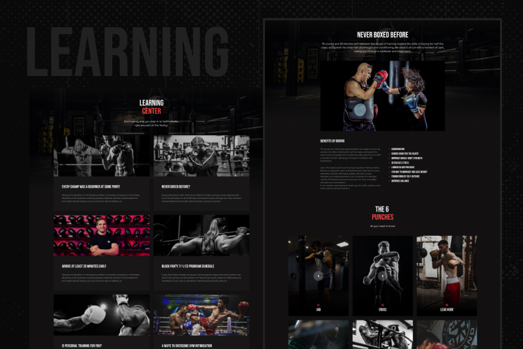 Learning Resources - Gym Joomla Template