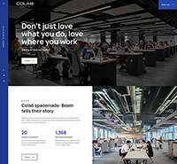 Professional Coworking space Joomla template - JA Colab