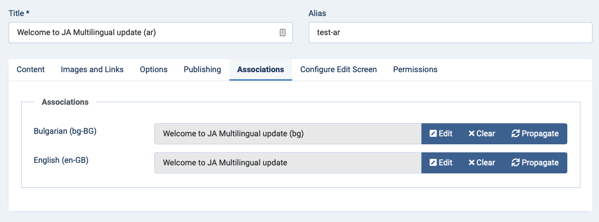 Joomla multilingual extension - JA Multilingual