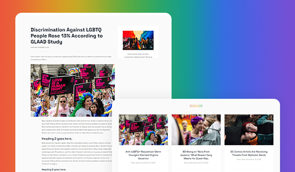 LGBT Joomla template